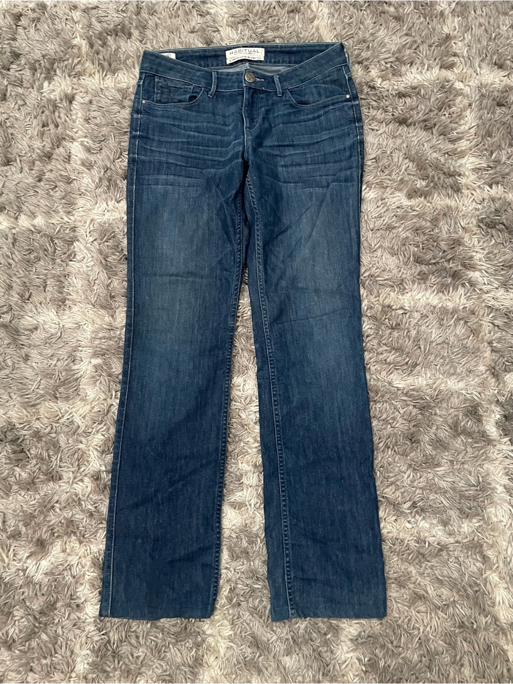 Habitual New York Los Angeles Handcrafted in the USA Women's Blue Denim Jeans Si